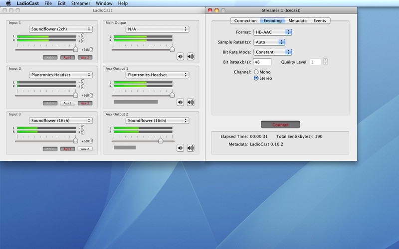 LadioCast 0.1 : LadioCast screenshot