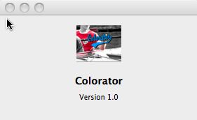 Colorator 1.0 : Main window