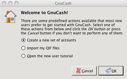Gnucash 2.4 : Create New Account