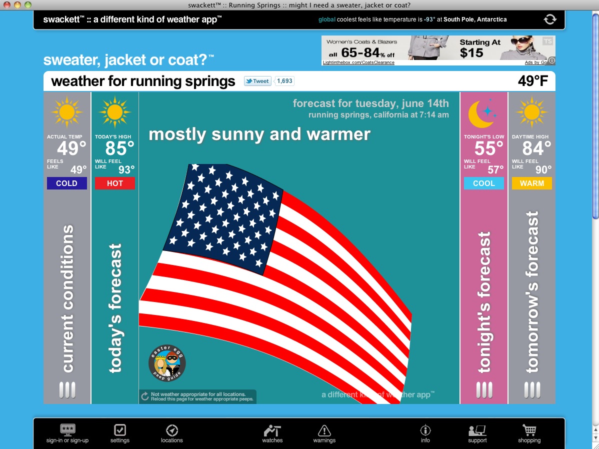 swackett 1.0 : Main window