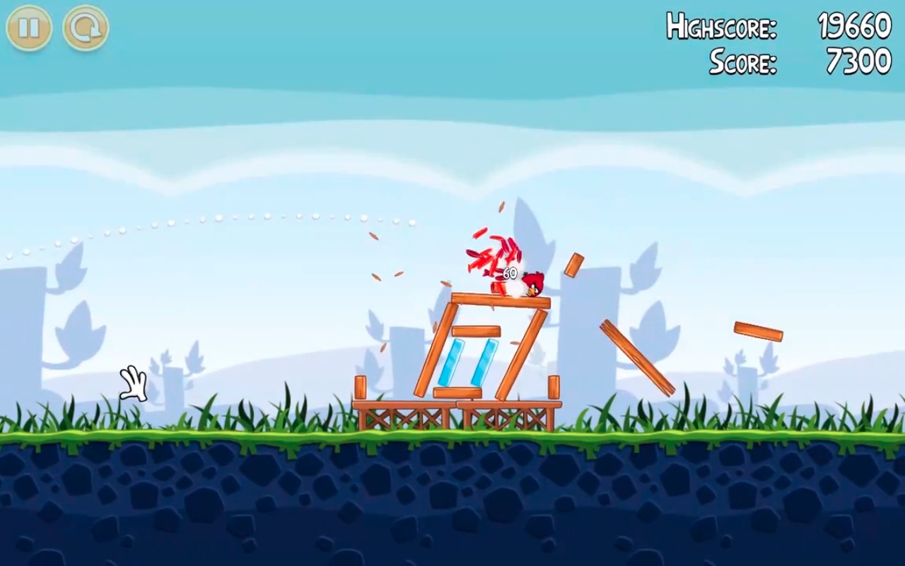 Angry Birds : Down you go