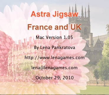 Astra Jigsaw France and UK 1.0 : About