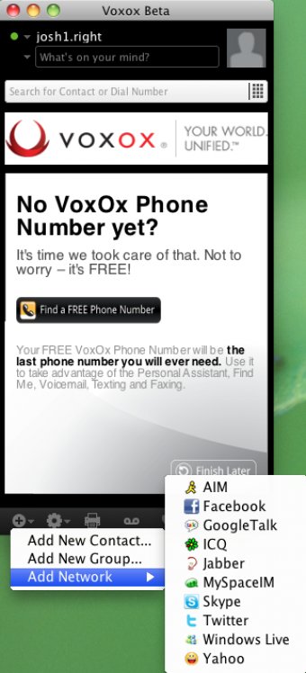 VoxOx Supported Clients