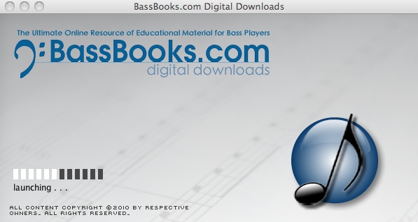 BassBooks.com Digital Downloads 2.1 : Main window
