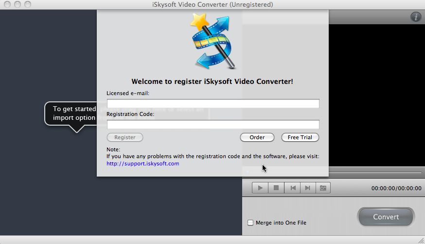 iSkysoft DVD Studio Pack 1.0 : Main window