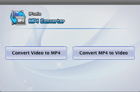 iFunia MP4 Converter 2.9 : Launcher