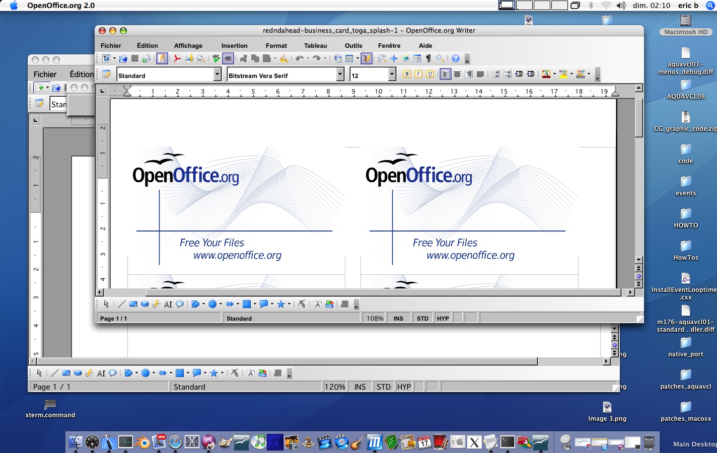 Portable OpenOffice.org 2.0 : Main window