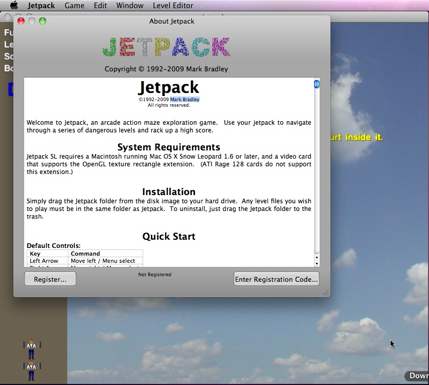 Jetpack : Main window