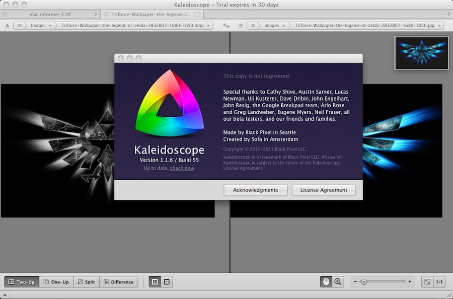Kaleidoscope 1.1 : About