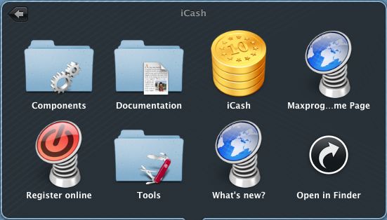 iCash 7.0 : Folder Content