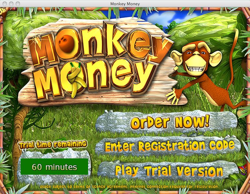 Monkey Money 2 HD 2.0 : Main window
