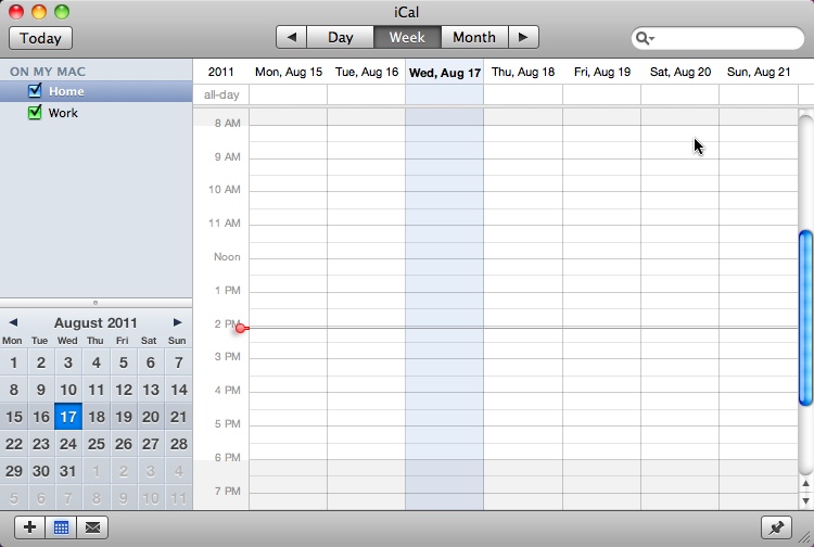 iCal Events 4.0 : Main windows