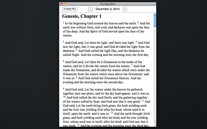 Daily Bible 1.0 : Daily Bible screenshot