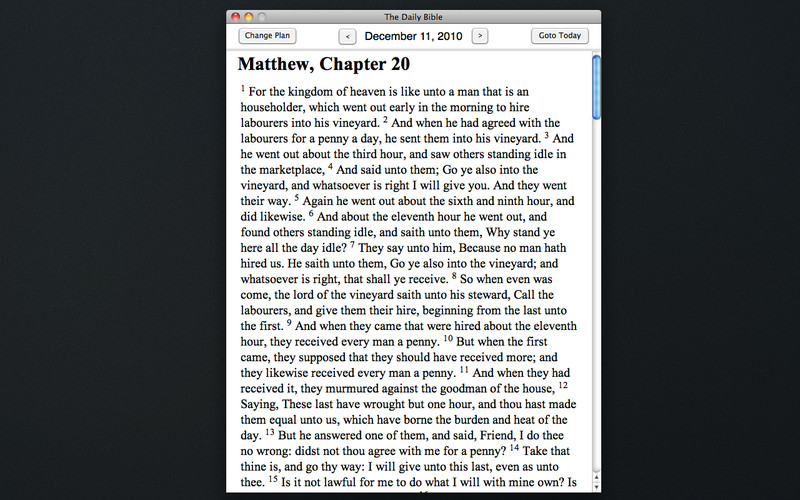 Daily Bible 1.0 : Daily Bible screenshot