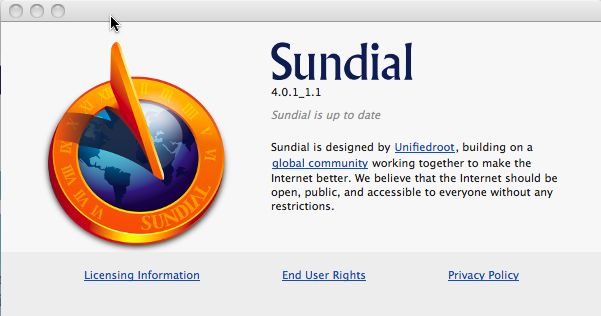 Sundial 4.0 : Main window