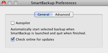 SmartBackup 3.2 : Preferences