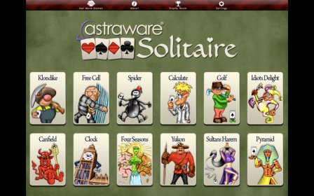 Astraware Solitaire screenshot
