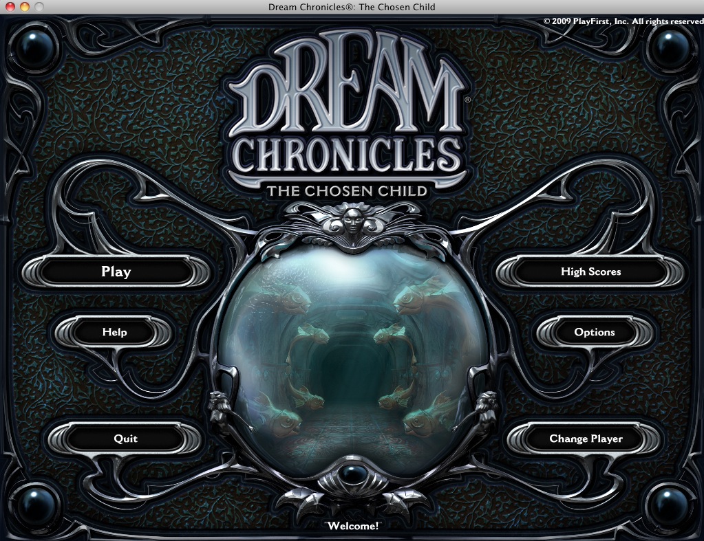 Dream Chronicles: The Chosen Child 1.0 : Main menu