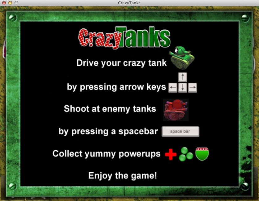 Crazy Tanks 1.0 : Help