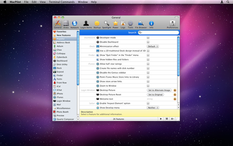 Mac Pilot 4.1 : MacPilot screenshot