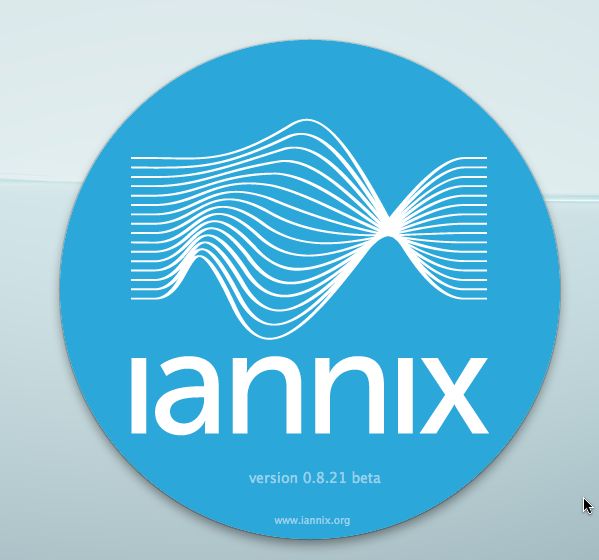 IanniX 0.8 beta : Main window
