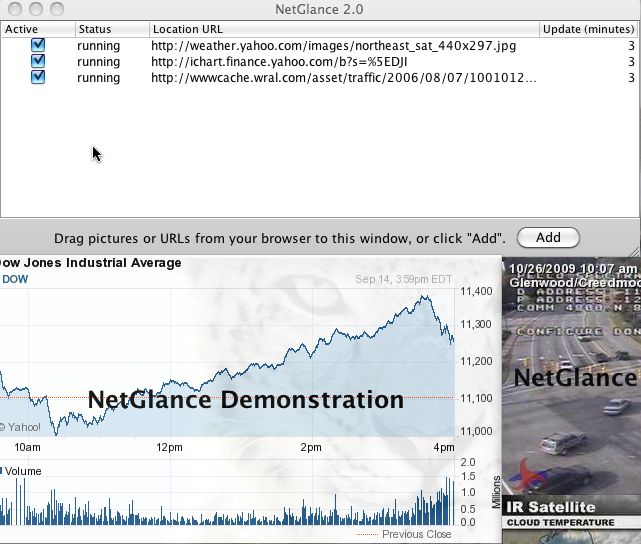 NetGlance 2.0 : Main window