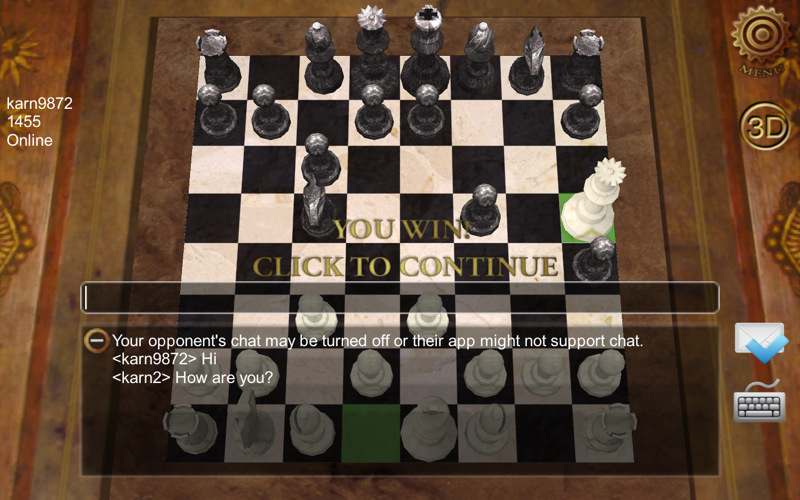 EG Chess 1.0 : Main window