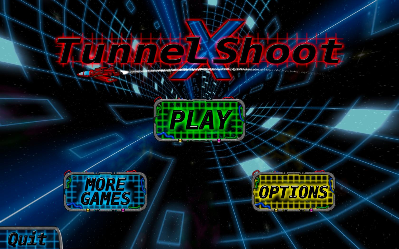 Tunnel Shoot X 1.0 : Menu