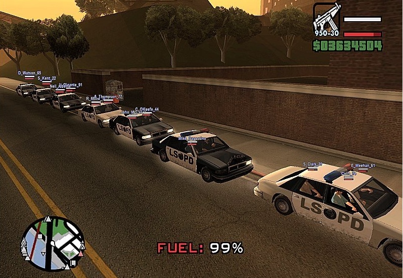 Grand Theft Auto: San Andreas 1.0 : Main window