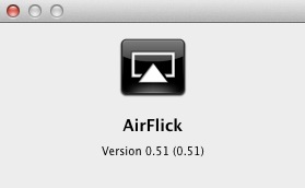 AirFlick : About window
