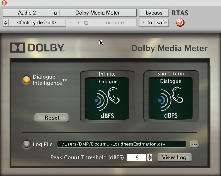Dolby Media Tools 1.3 : Main windows