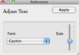 Constitution for Mac 1.0 : Program Preferences