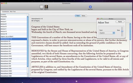 Constitution for Mac screenshot