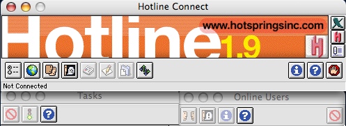 Hotline 1.0 : Main windows