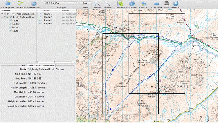 Anquet Maps 1.0 : Main window