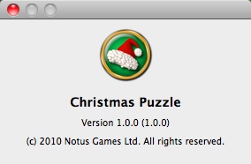 ChristmasPuzzle 1.0 : Main window