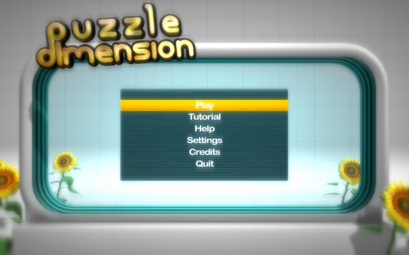 Puzzle Dimension 1.0 : Main window