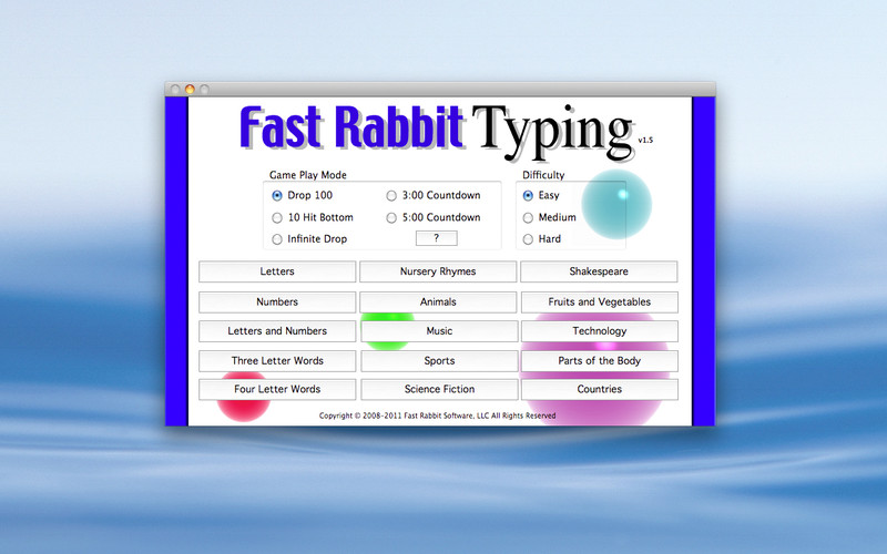 Fast Rabbit Typing 1.5 : Fast Rabbit Typing screenshot