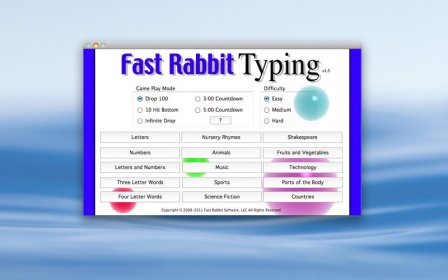 Fast Rabbit Typing screenshot
