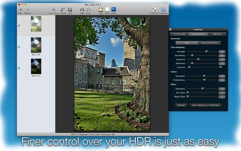 HDRtist Pro 1.0 : HDRtist Pro screenshot