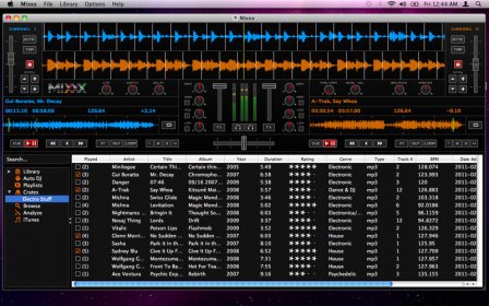 Mixxx screenshot