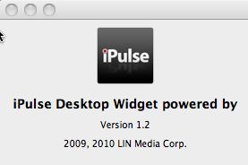 iPulse Desktop Widget powered by WTNH 1.2 : Main window