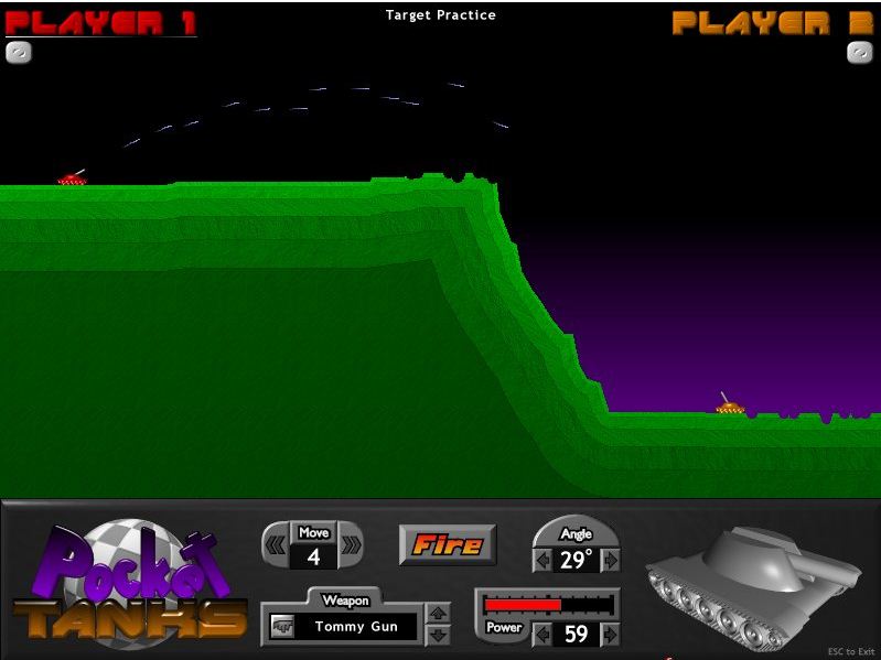 Pocket Tanks Deluxe 1.3 : General view