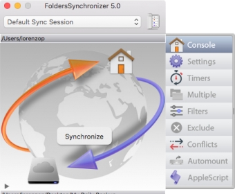 FoldersSynchronizer Console