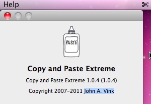 Copy and Paste Extreme 1.0 : Main window