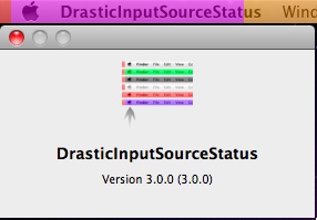 DrasticInputSourceStatus 3.0 : Main windows