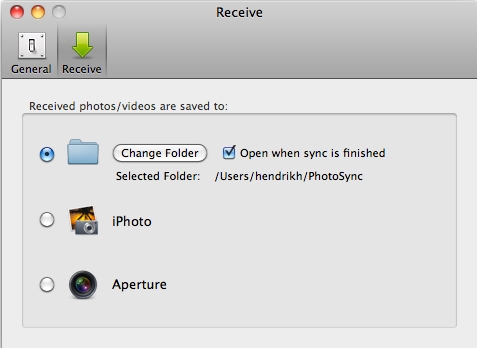 PhotoSync - wirelessly transfers your photos an... 1.0 : Mac Companion