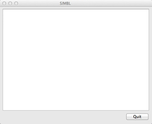 SIMBL 0.9 : Main window
