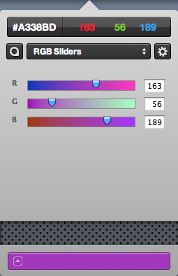 Pochade 2.1 : RGB color select