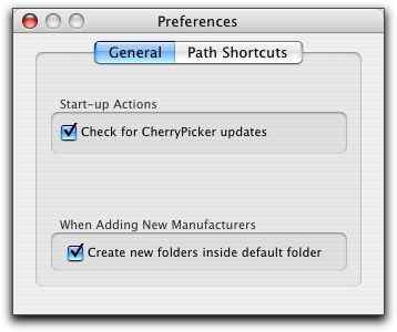 CherryPicker 2.6 : Main interface
